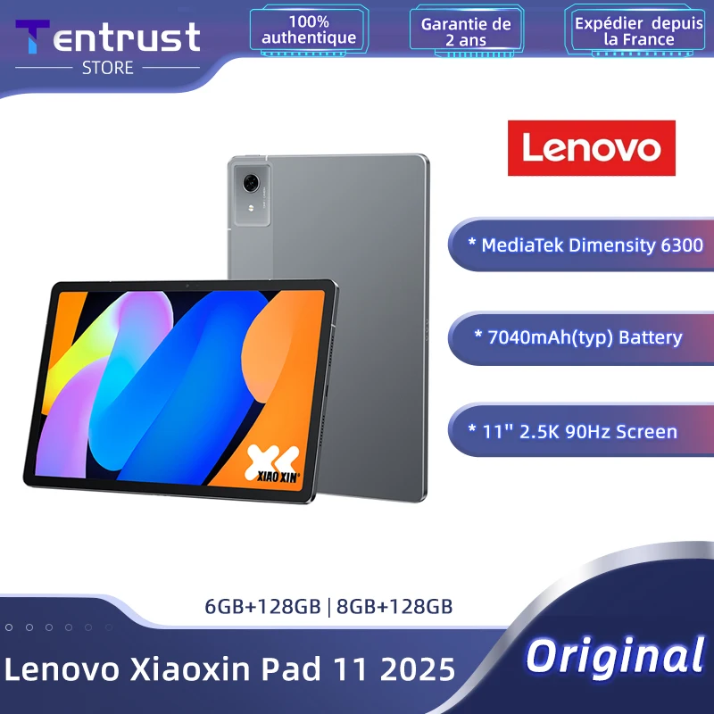 Global ROM Lenovo Xiaoxin Pad 11 2025 Tablet MTK Dimensity 6300 11