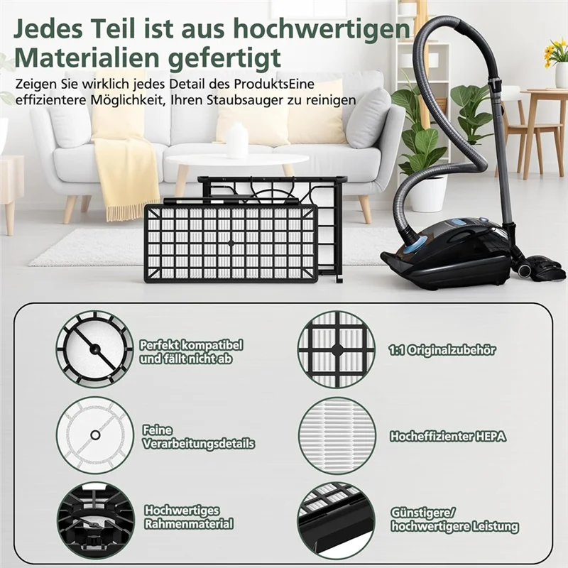 A74G-Pengganti Filter Tahan Lama untuk Sistem Siemens Q5.0 Extreme Silencepower VSQ5X1230