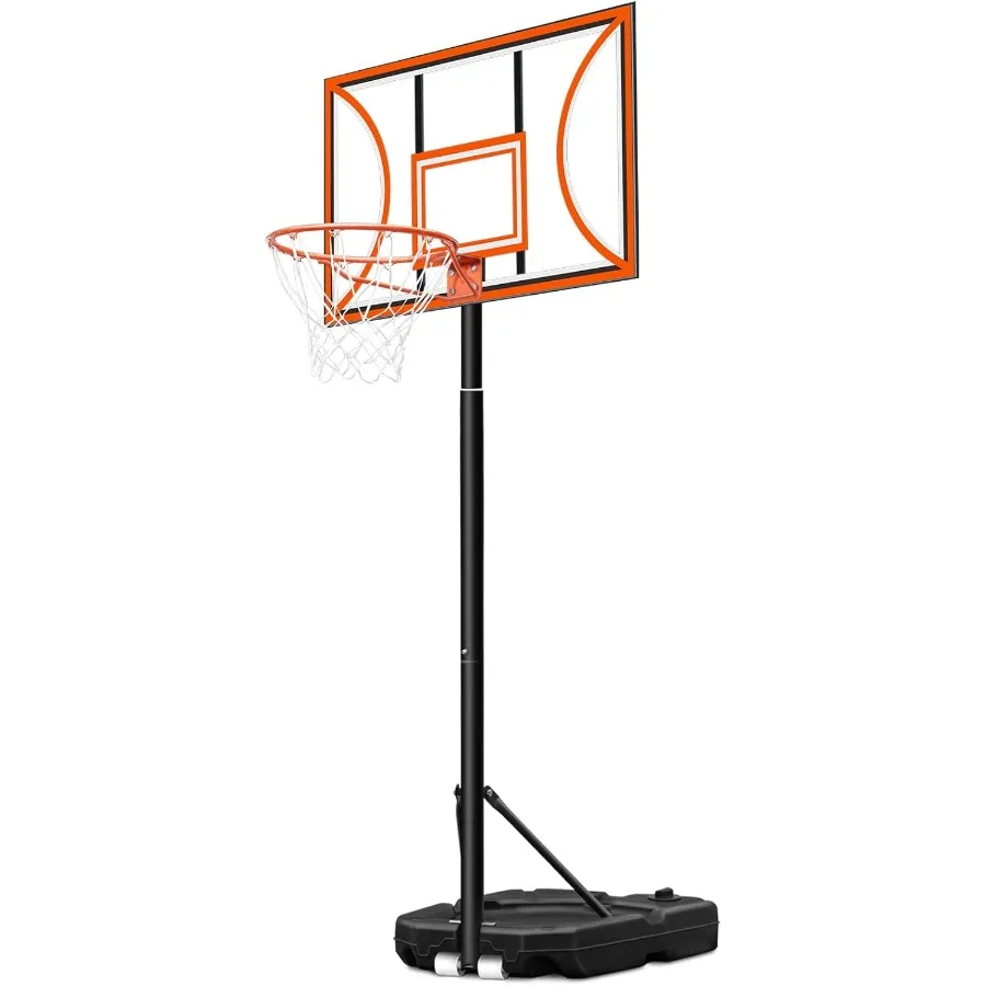 

HEROPRO Portable Basketball Hoop Outdoor Adjustable Height Goal System and Swimming Pool Basketball Hoop for Adults Indoor
