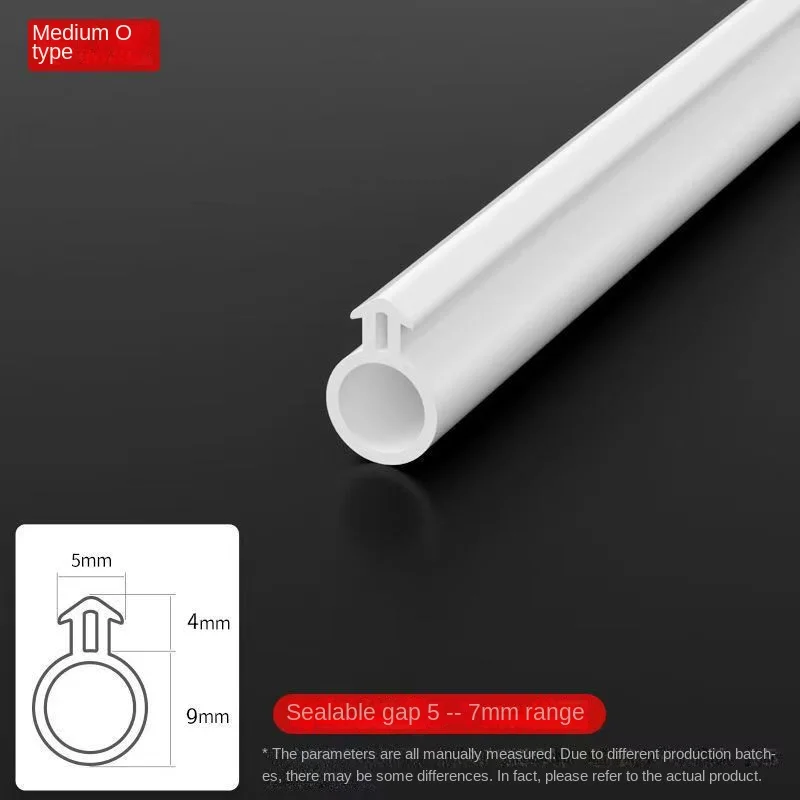 NONE O-Shape Silicone Rubber Window Weatherstripping Seal Strip 5/10/20M 8