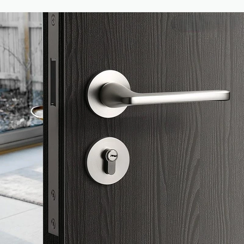 

Bedroom Metal Door Lock Indoor Single Lock Wooden Door Handle Silent Locks Secure Split Locks Door Hardware Accessories