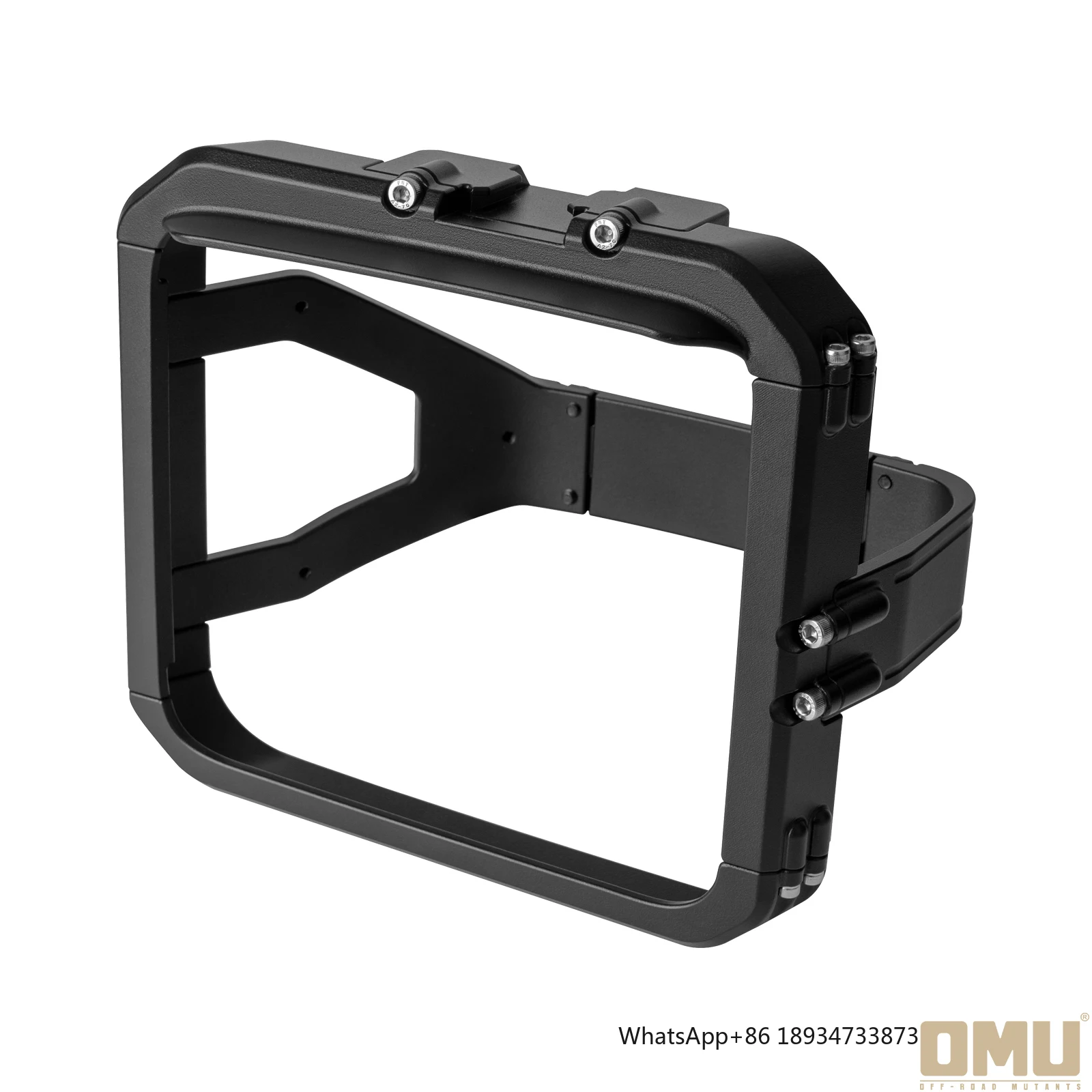 Lantsun OMU022 Rearview Mirror Cover Rain Block Aluminium Alloy Eyebrow Rain Cover for jeep wrangler JK 07-17 Car Accessories