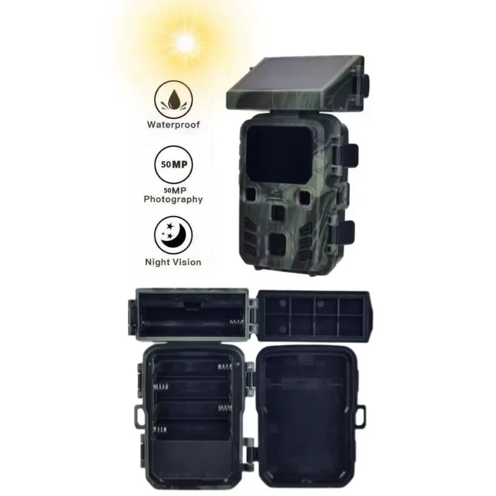 

New Generation 4K 50MP Waterproof Trail Camera 850nm High-Power Night Vision LEDs for Wildlife Monitoring for Hunting