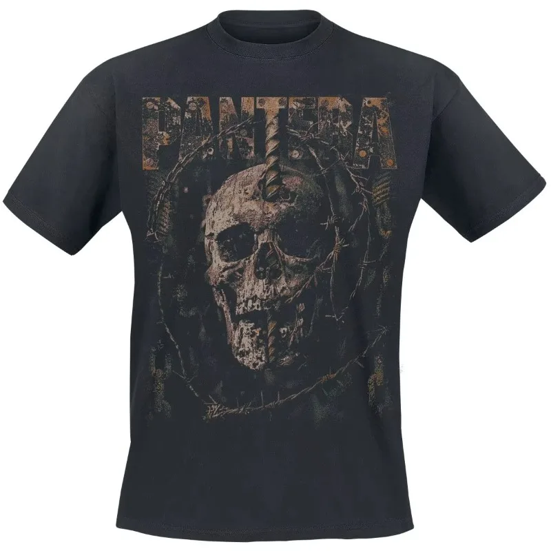 

Pantera Thorn Skull T-shirt - Unisex T-shirt for Metal Music Fans and Avant-garde Style Enthusiasts.