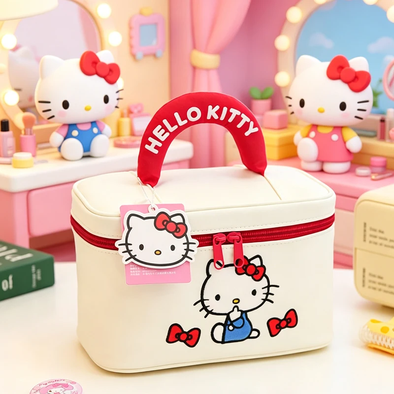 

Cute Cartoon Portable Cosmetic Bag Large Capacity Portable Kawaii Cartoon Travel Cosmetics Storage Bag Bags for Woman