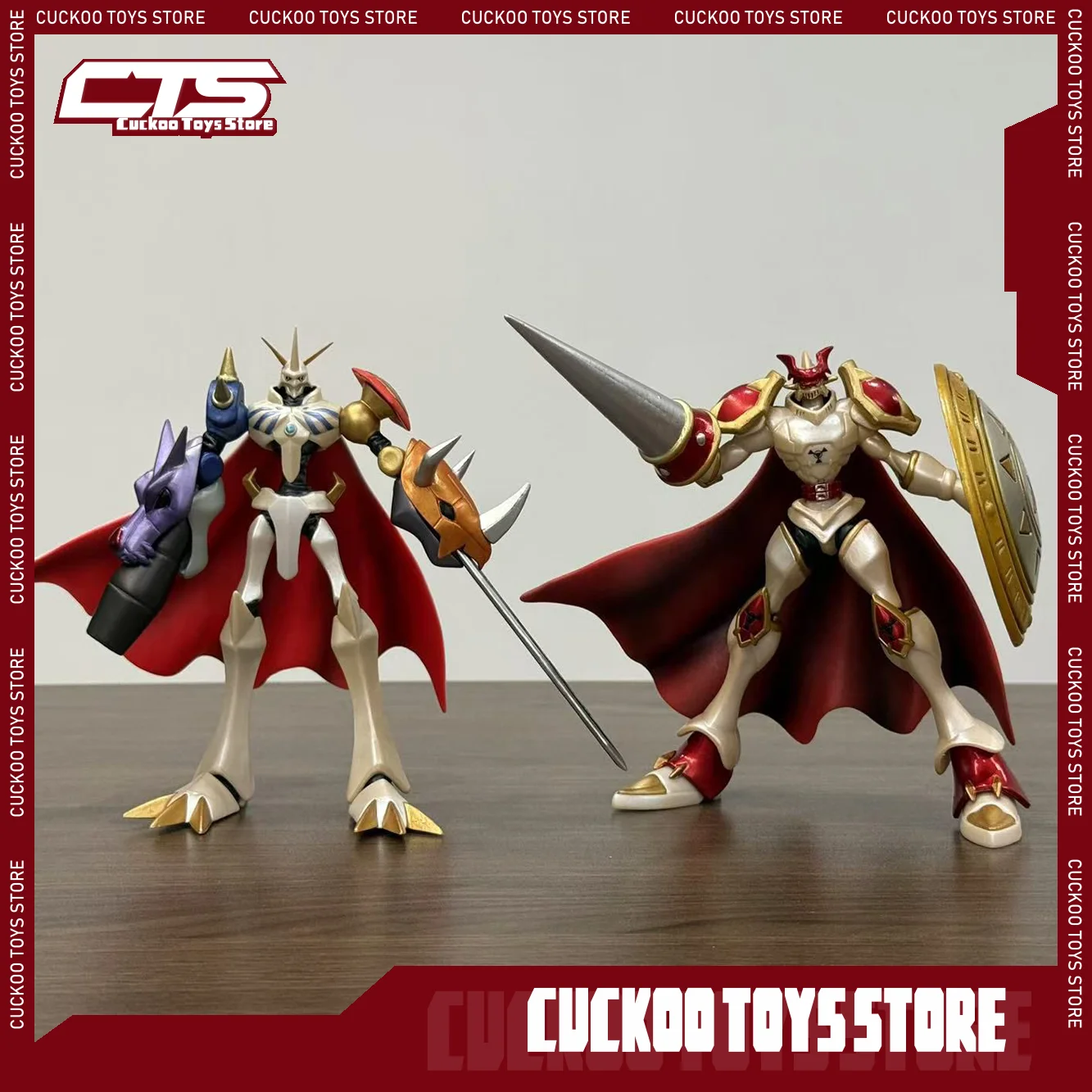 Digimon Adventure Anime Figure Omegamon Dukemon Figures Action Figurine 17cm Model Statue Doll Collection Decoration Toys Gifts