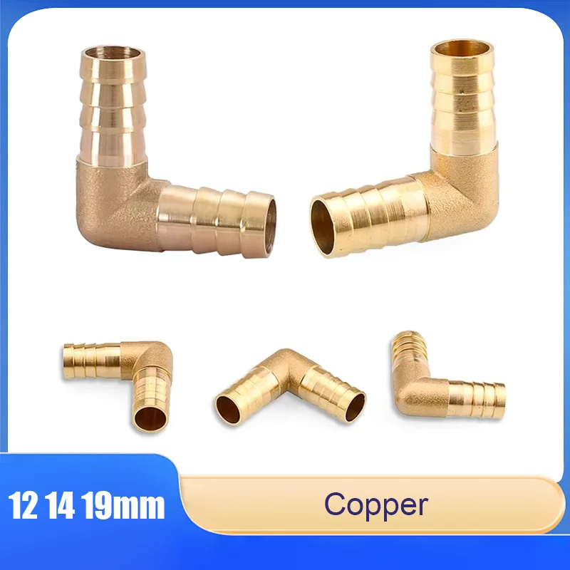 

Double-Ended Pagoda-Head Elbow Fitting for Hose Connectors, 12/14/19mm Gas Corrugated Hose Socket, Greenhead External Connector