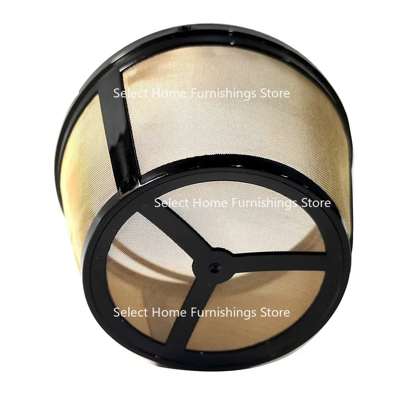 

Suitable for Coffee Machine Filter, Round 304 Gold FDA Tea Separation Filter 4 6 8 10 Cups