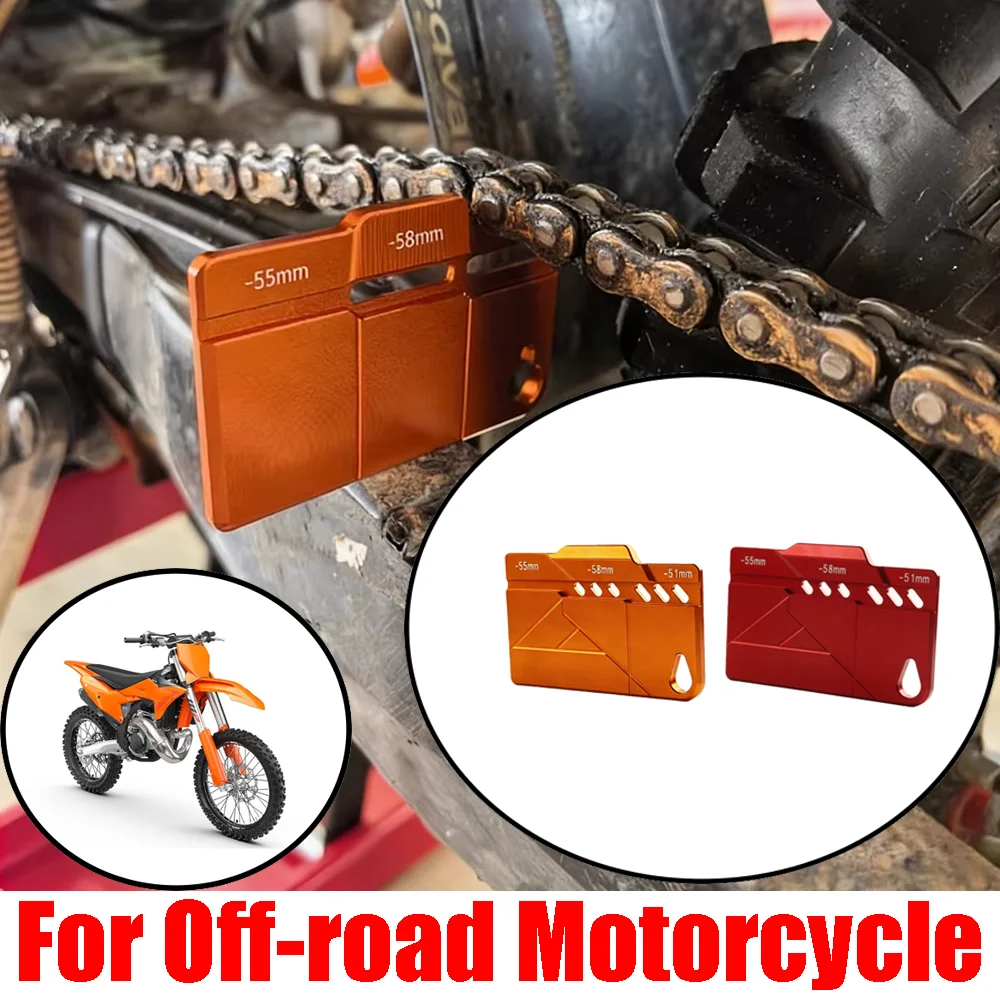 For KTM Husqvarna Sherco Beta Rieju Fantic Off-road Motorcycle Accessories Chain Tension Gauge Tool Chain Slack Check Adjustment