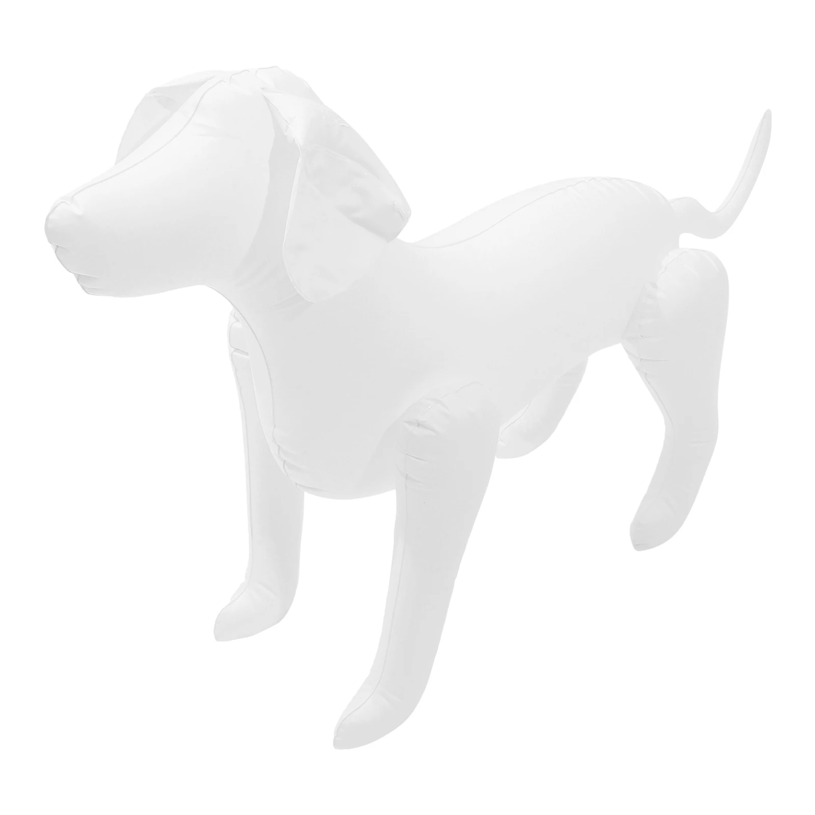 

Pet Clothing Model Inflatable Dog Mannequin White Black PVC Display Stand Shop Exhibitions Dog Accessories Pet Supplies