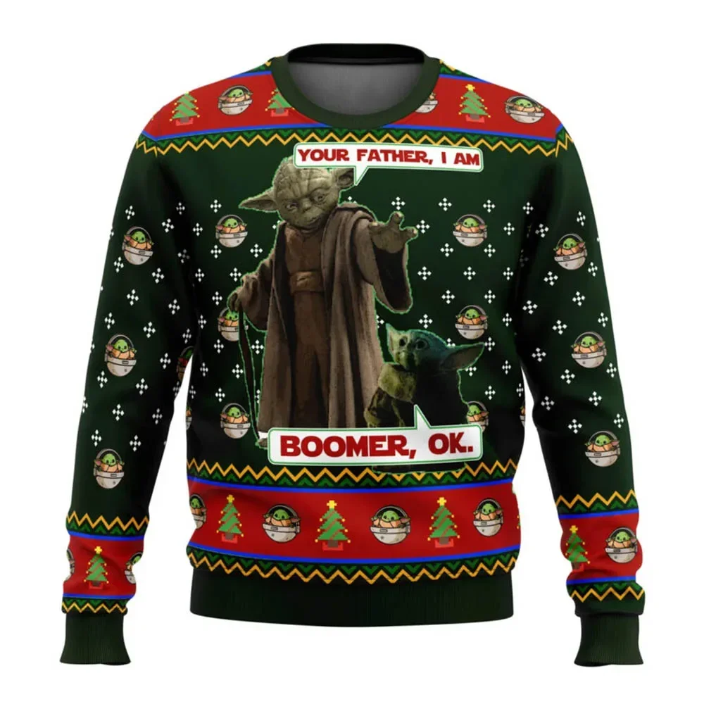 Alien Christmas Avatar Ugly Christmas Sweater 2025 Fashion Men's and Women's Hoodies Cartoon Anime Couple Hoodies Sportswear