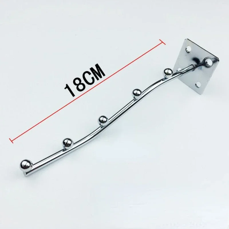 5/7 Beads Hanging Points Rack Clothing Store Hooks Underwear Underpant Socks Coat Stuff Display Hangers Furniture Metal Shelf