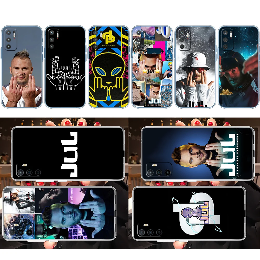 MI23 Julien Mari Jul Soft Shell Transparent Phone Case for Samsung Galaxy A04 A04S A14 A23 A34 A54 M23 M33 M52 M53