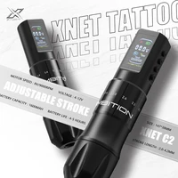Ambition-máquina de tatuaje inalámbrica C2, Motor Sin Núcleo de 7 golpes, batería de 1600mAh, pluma de tatuaje para maquillaje, tatuaje de estudio para arte corporal