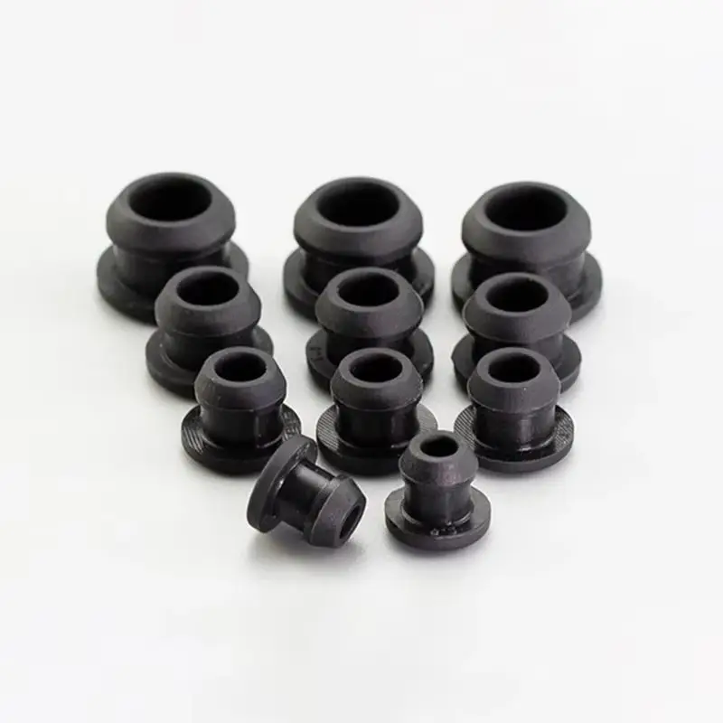 1/5/10/20 Stuks Zwart Siliconen Rubber Snap-on Gat Plug Blanking Eindkappen Afdichting Stopper 12.5 13 13.5 14 15 16 17 18 tot 30mm
