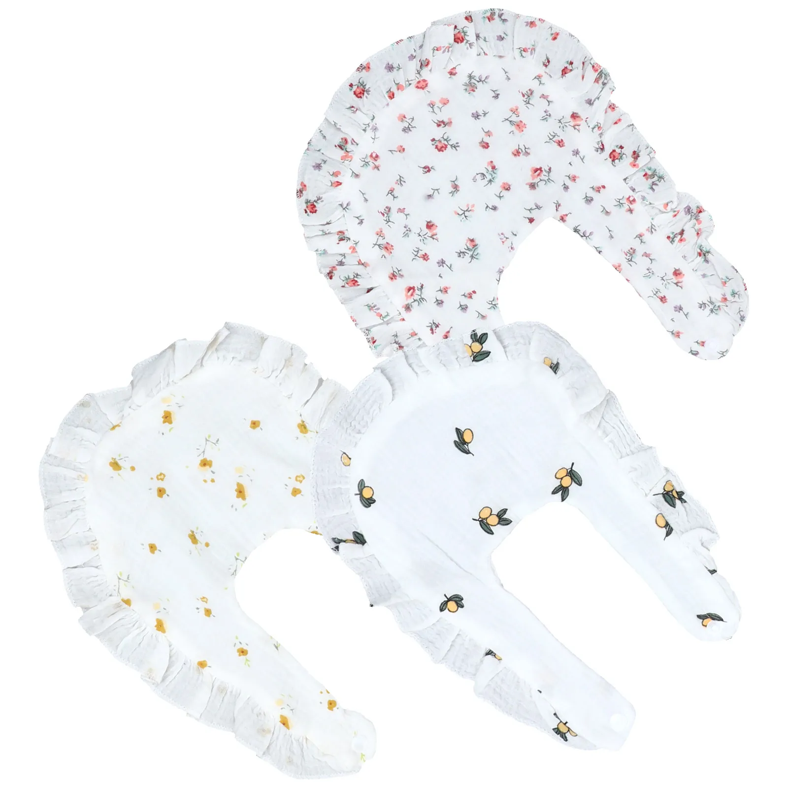 

3Pcs Baby Bibs Soft Cotton Feeding Drooling Saliva Bibs for Baby Girls Boys Toddler Drooling Bib