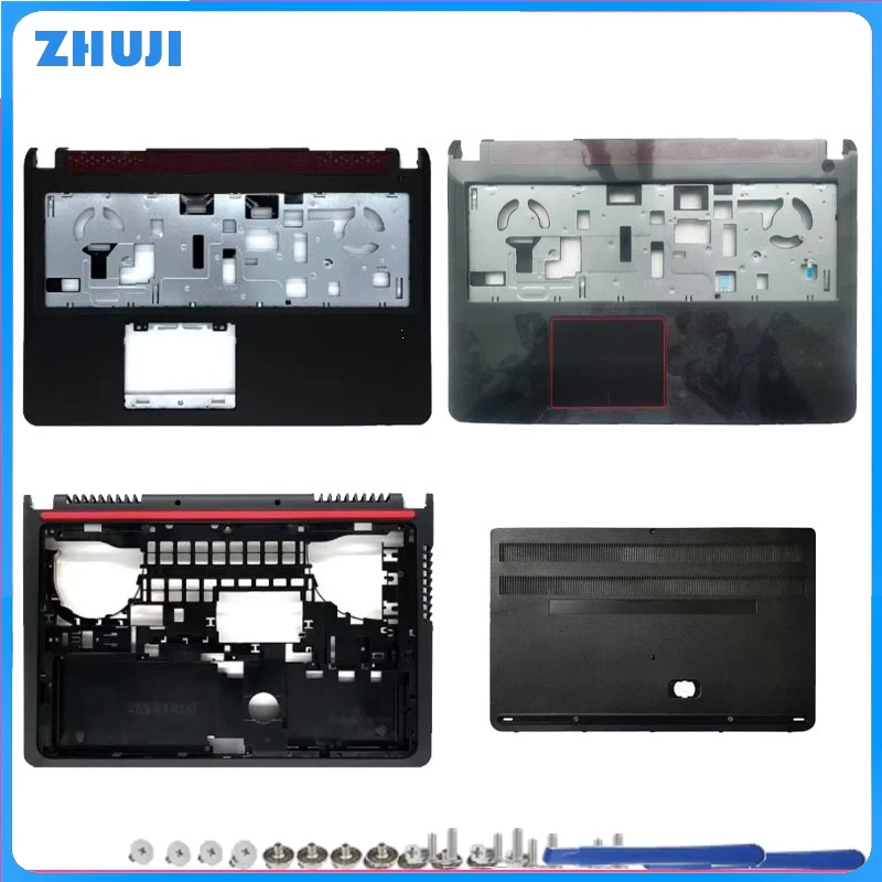 

For Inspiron 15 7557 7559 5577 5576 New Upper Case Palmrest /Bottom Base Cover 0T9X28 08FGMW