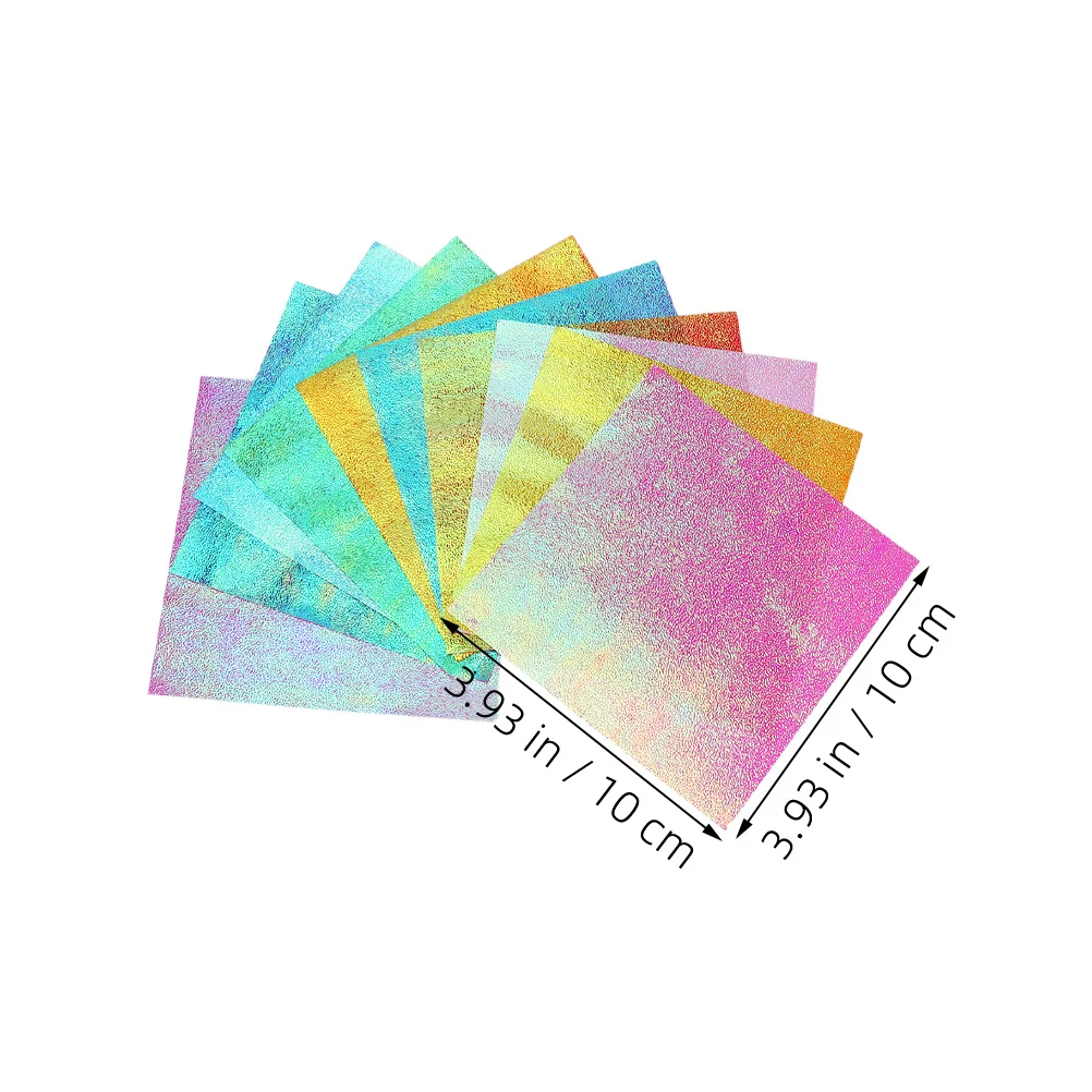 200 Sheets Shimmer Origami Paper 15Cm Square Flashy Craft for DIY Decorations Cranes Art Projects Kids Beginners Mixed Color