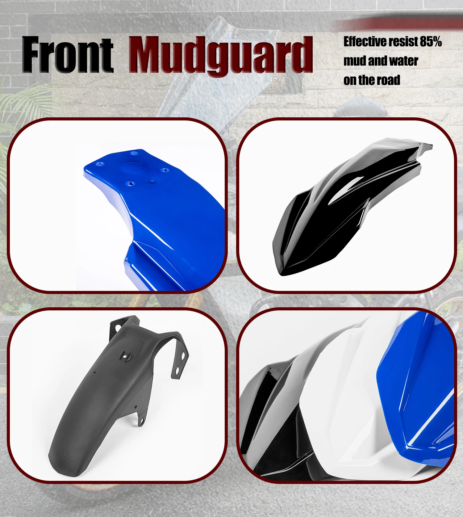 RUMSBD Motorcycle Front High&Low Mudguard flap Splash Cover Protector Fender For Yamaha TENERE 700 2019 2020 2021 2022 2023 2024