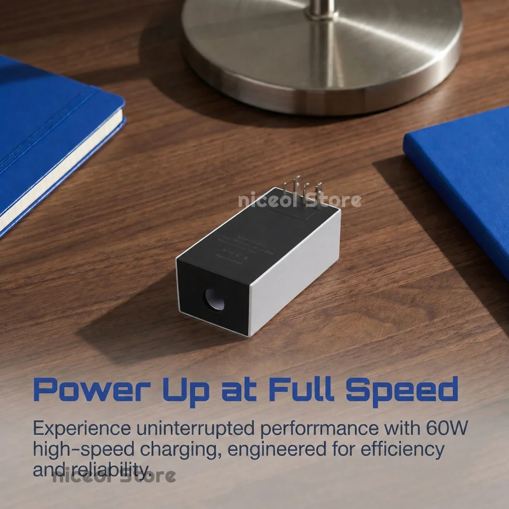 60W Charging Wall Plug 30V 2A Output Replacement Power Supply Adapter Short Circuit Protection for Starlink Mini DC Cable