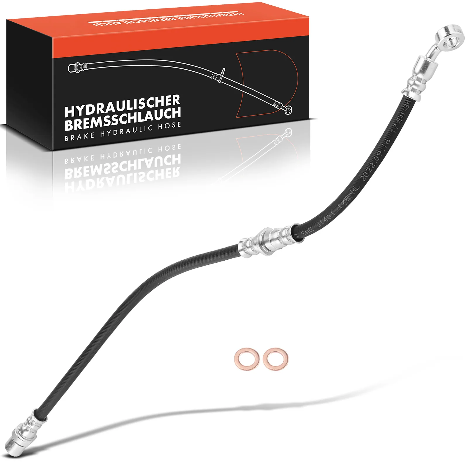 Frankberg 1x Bremsschlauch Bremsschläuche Hinterachse Links für Subaru Forester SF SG 2.0L 2.5L 1998-2008 T78026 J3707038 511971
