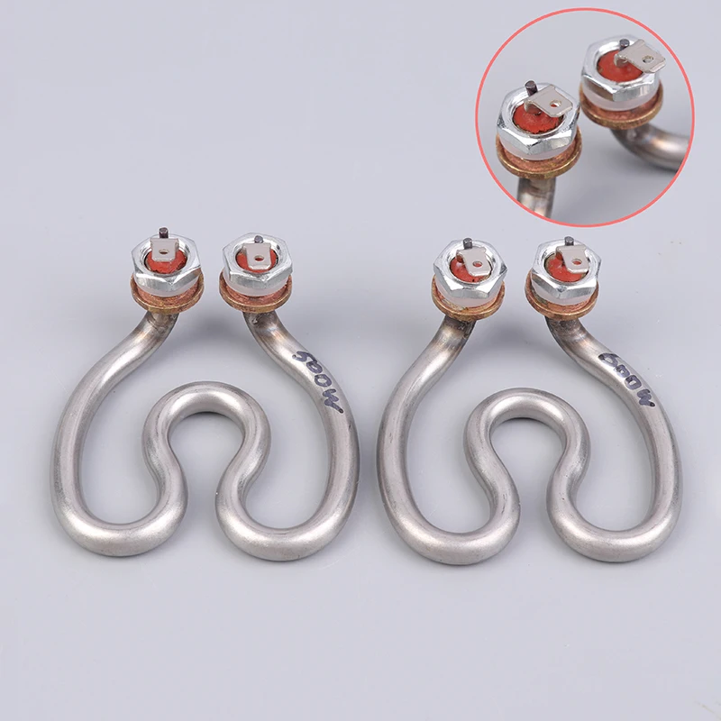 500W/600W 220V Electric Kettle Stainless Steel Heating Element Horseshoe Water Electric Heat Tube For Coffeemaker