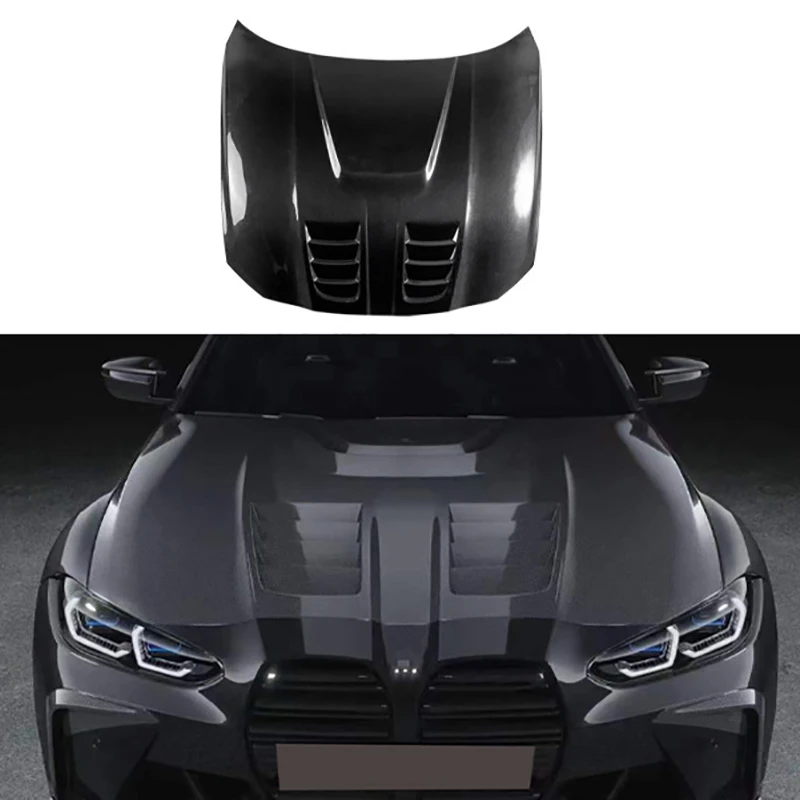 

M3 M4 G80 G82 CSL Style Carbon Fiber Fibre Front Vents Bonnet Hood For M3 M4 G80 G82 G83 2021-2023