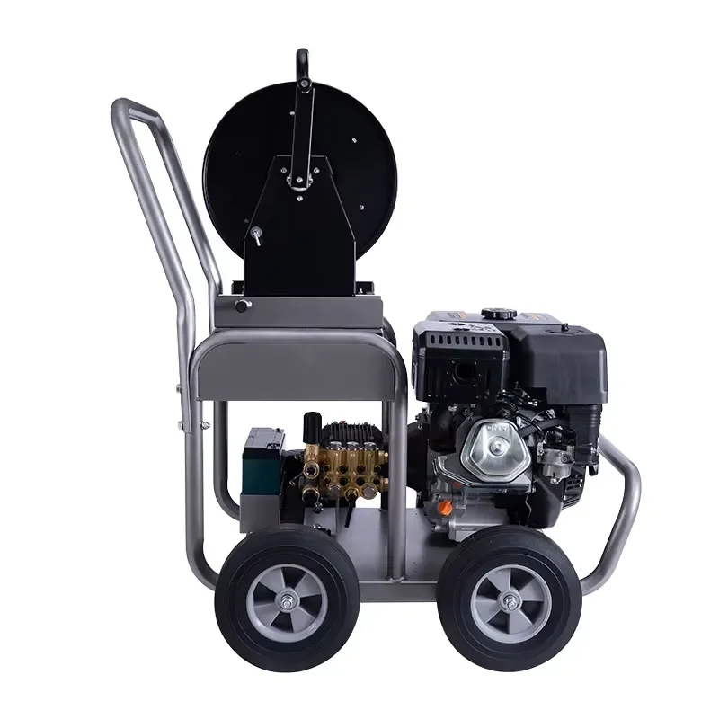 DCC-22/25ST 3200Psi 220Bar 15Hp Petrol Washer High Pressure Water Jet Sewer Drain Jetter Cleaning Machine