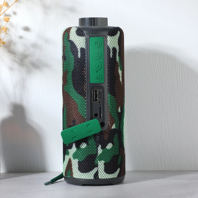 T & G TG338 Mới Bluetooth Không Dây Ngoài Trời Loa Siêu Trầm Bluetooth Chống Nước Thẻ TF FM Radio Thu Loa