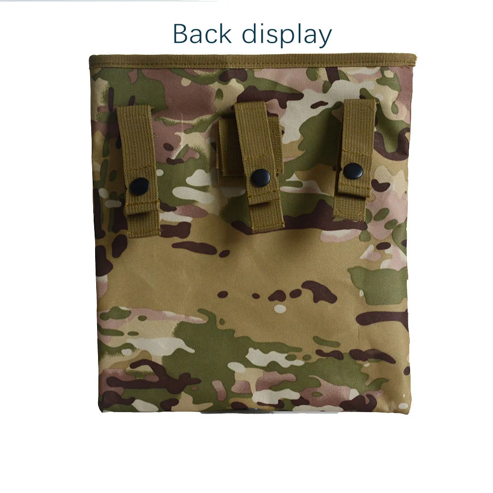 Amphibious vest accessory bag molle Large recycling bag Sundry bag Outdoor Tactical garbage recycling camouflage bag