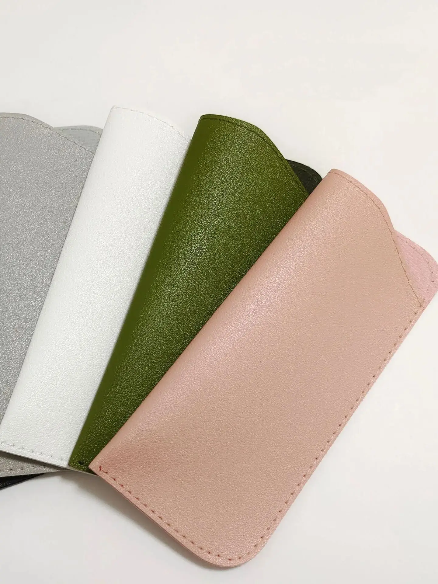 1pc sac à lunettes souple mode PU cuir lunettes lunettes de lecture pochette couverture Portable étui à lunettes support