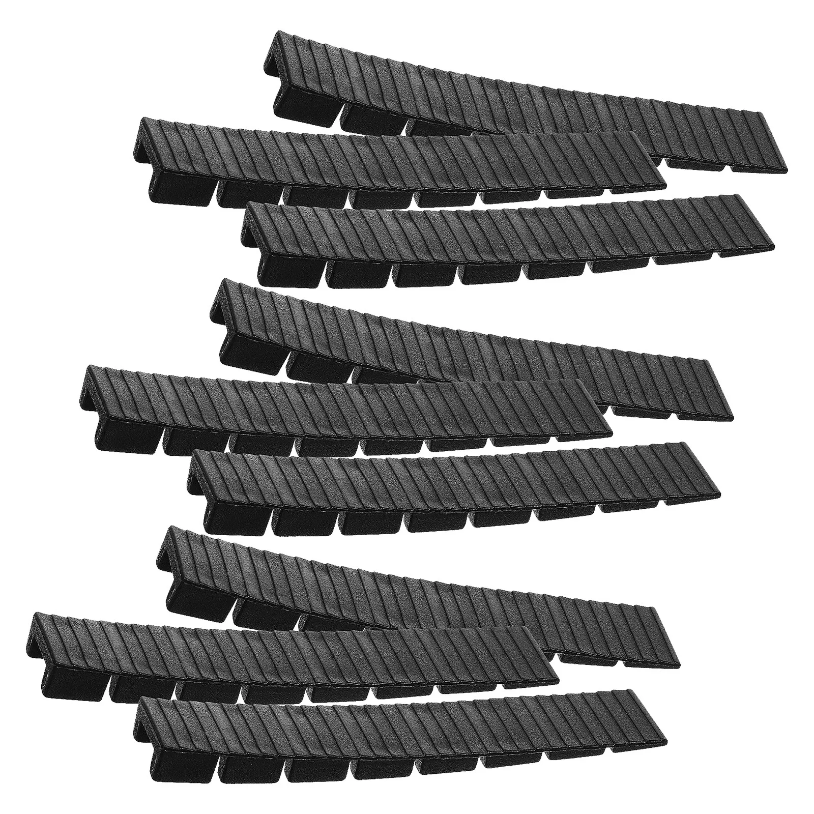 50Pcs Furniture Leveling Shims Adjustable Height Plastic Foot Pads Table Chair Leg Stabilizers Heavy Duty Furniture Levelers