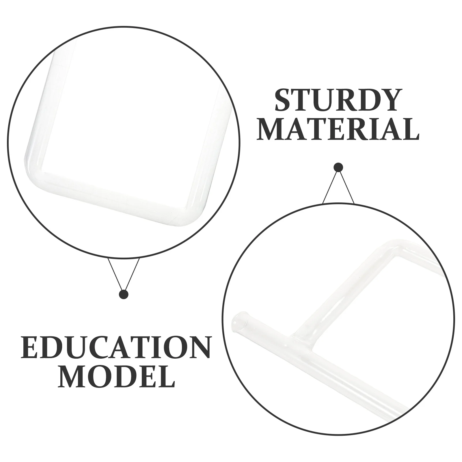 جهاز عرض النقل السائل الزجاجي الشفاف أداة تعليمية للفيزياء لمختبرات المدارس تجربة علمية للحمل الحراري الحراري #3