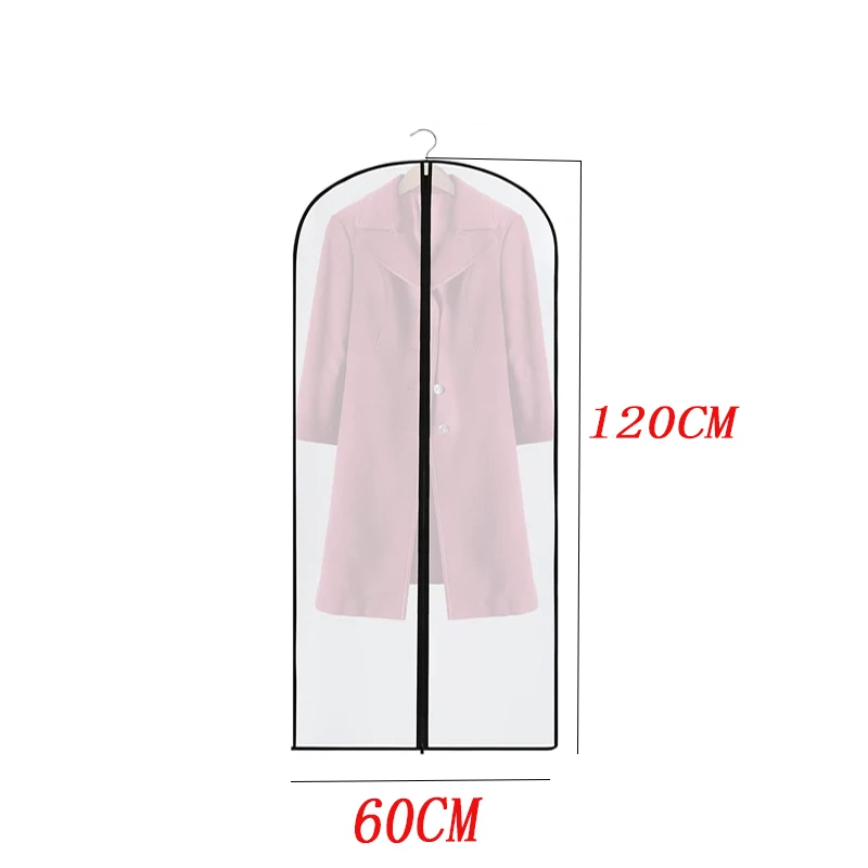 Kleidung Hängen Staub Abdeckung Anzug Mantel Hochzeit Kleid Abdeckung Lagerung Kleiderschrank Hängende Kleidung Organisatoren Kleidung Abdeckung Mit Reißverschluss – Detail 8