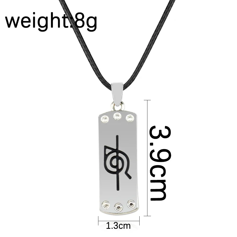 Akatsuki Red Cloud Alloy Pendant Necklace — product detail