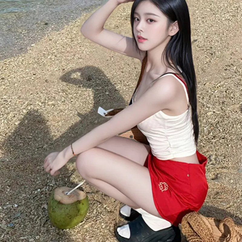 4 قطعة/المجموعة جديد 2025 الصيف شبكة مثير بيكيني المايوه مع قمم تنورة للنساء الحلو ملابس الشاطئ فستان رقيقة ثوب السباحة