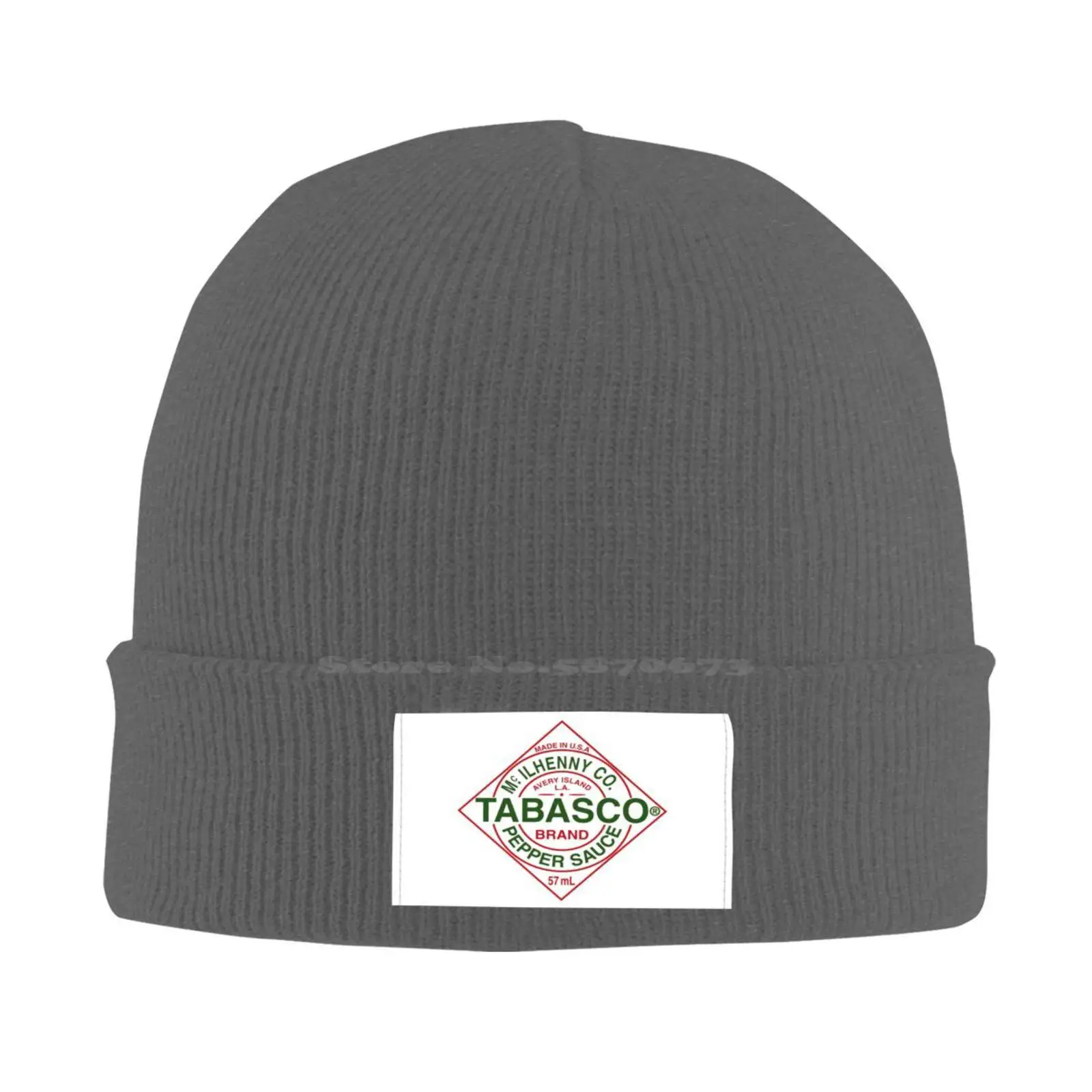 Tabasco Logo Print Graphic Casual cap Baseball cap Knitted hat