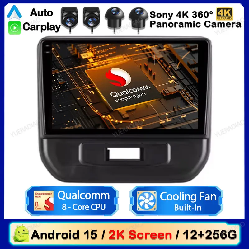 

Android 15 Head Unit For Suzuki Celerio 2014 2015 - 2023 Car Radio Multimedia Stereo Video Player NAVI GPS 4G WIFI AI Voice QLED