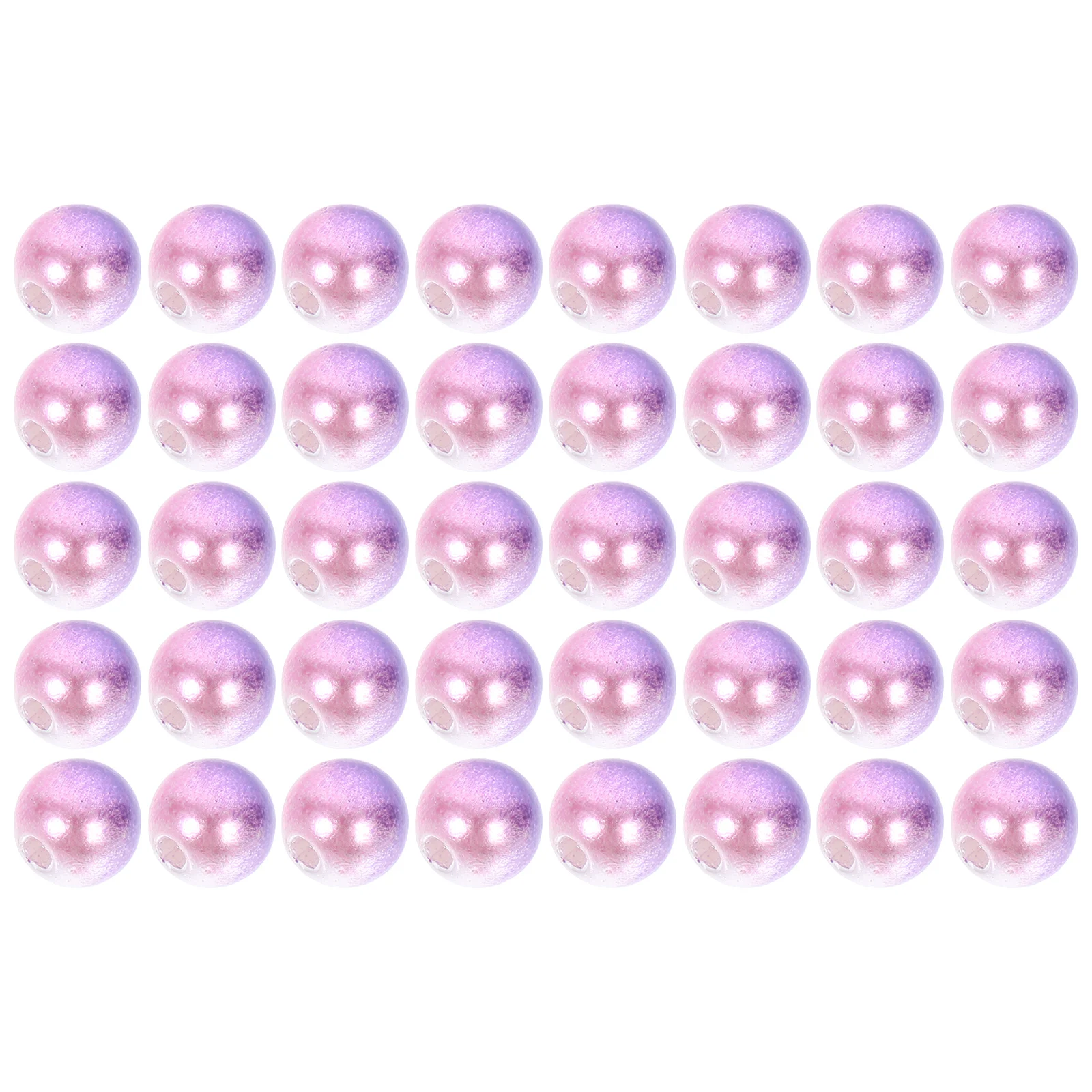 

1 Bag Simulation Pearl Beads Clothing Embellishment Diy Jewelry Making Accessories Decorative Hole Loose Charms Faux Pearl