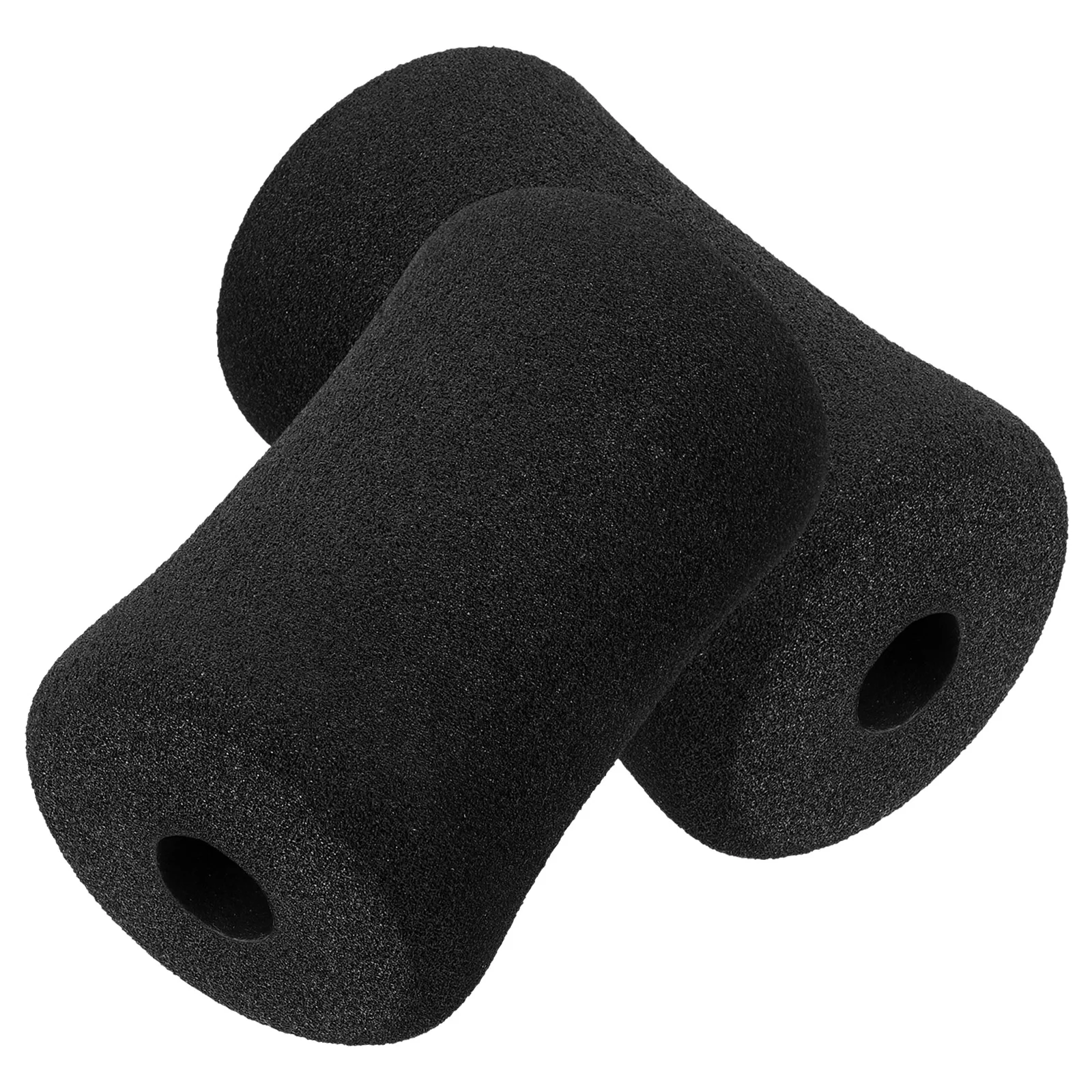 2 Pcs Sponge Cover Exercise Roller Foam Pads for An Fittings Replacement Travel Traveling Accessories