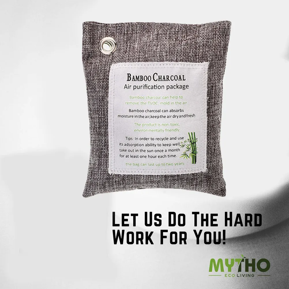 

2 шт. мешочки с бамбуковым углем, поглотитель запахов, очиститель воздуха для дома и автомобиля, дезодоратор, осушитель, освежитель