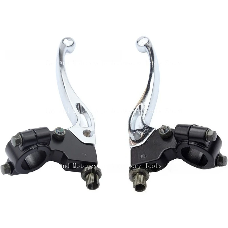 Off Road Motorcycle Accessories Suitable For CRF50 XR50 Cupid Left and Right Brake Levers Clutch Levers Handle Electroplating