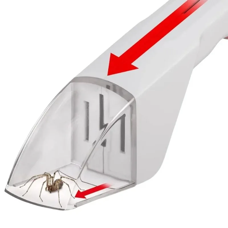 Handheld Insect Catcher Spider Catcher Waterproof Short Handle Plastic Bug Catcher Pest Control Tool for Garden Farm Use