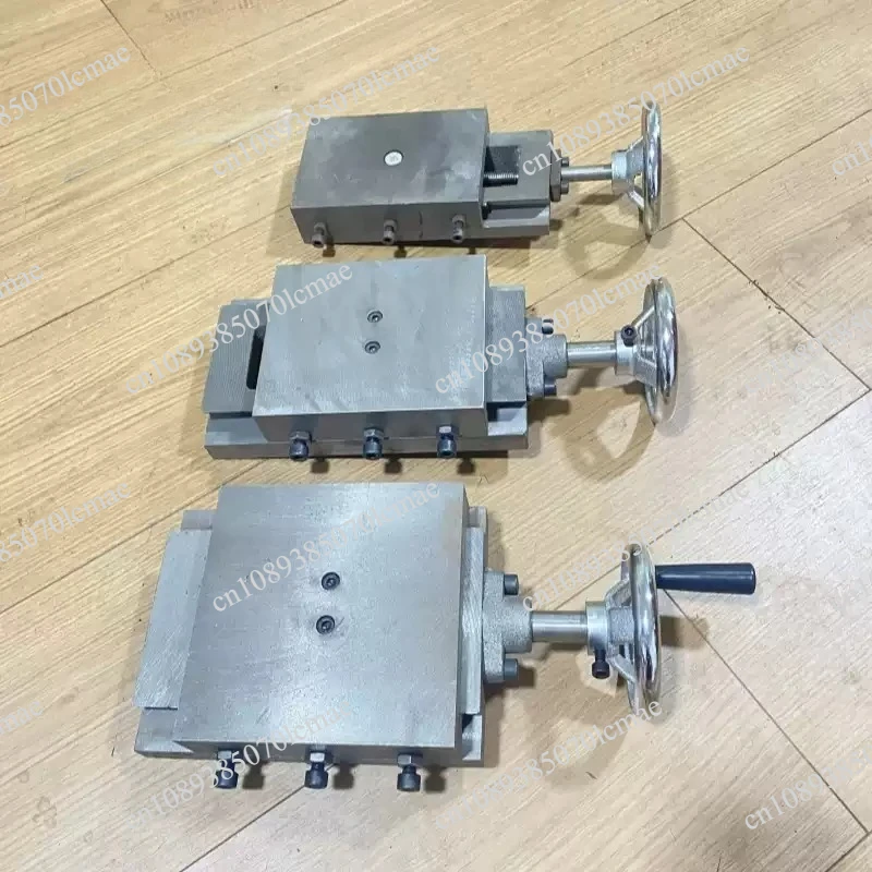 Cast Iron Dovetail Groove Sliding Plate with Rod Straight Line One-way Hand Slide Module Slider Mechanical Guide Rail Table
