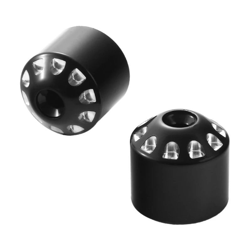 Aluminum Handlebar End Weights Vibration Dampening Handlebar End Caps for Rykerr