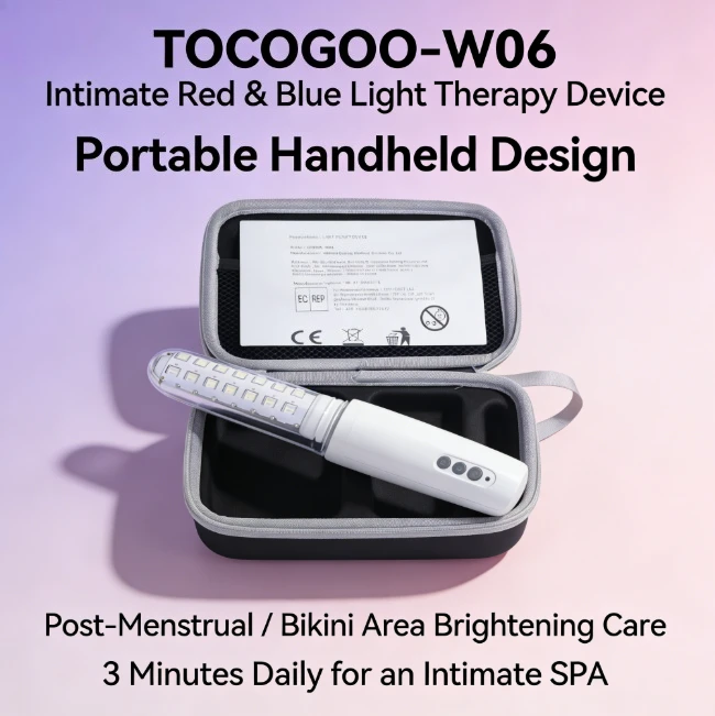 

TOCOGOO-W06 Устройство для женского здоровья: Терапия красным и синим светом для облегчения вагинита, упражнения для мышц тазового дна, подарок на День матери