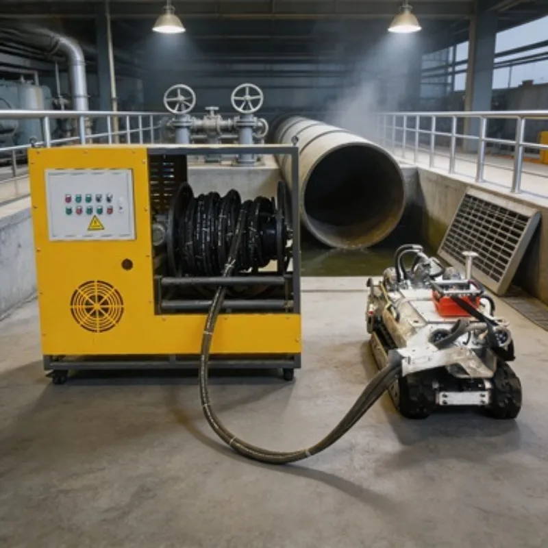 For Pond Canal Desilting Robot Remote Control Crawler Amphibious Sludge Removal Machine 1500W Project Work Site Use
