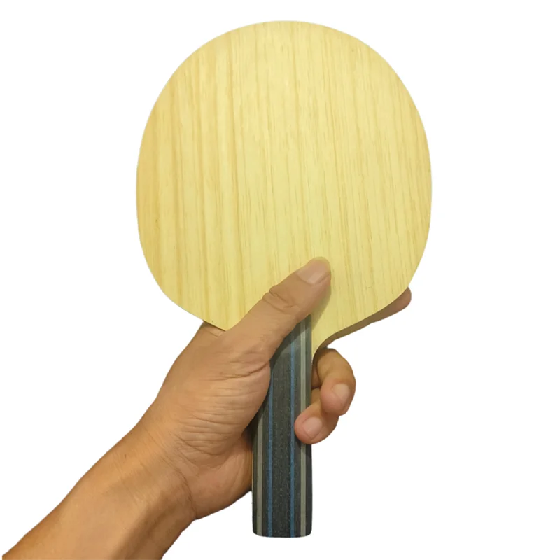 Malathorne Handmade Table Tennis Blade FZDALCREPLICA, 5 Plywood+2 Outer Blue Aryl Carbon Ping Pong Paddle DIY Accessories view 3