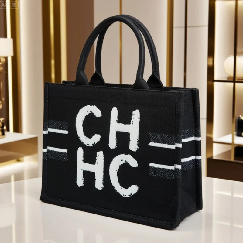 كارولينا هيريرا الراقية الجديدة المطرزة الرجعية اليد حمل حمل حقيبة المرأة عالية الجودة مع سعة كبيرة