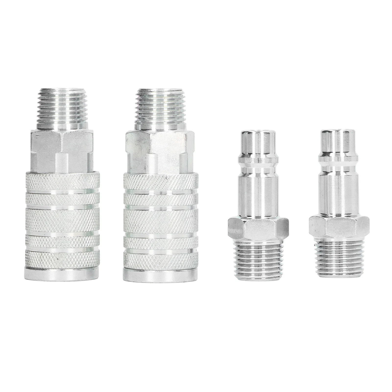 1/2in NPT Hose Fitting Air Hose Fitting 1/2in NPT Male Female 300PSI High  Pneumatic Hose Fittings Quick Connect Air Coupler